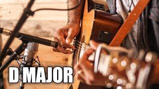 Acoustic Guitar Backing Track In D Major | Your Heart