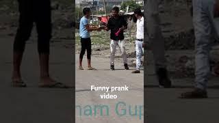 train horn funny prank video ! with shubham Gupta prank