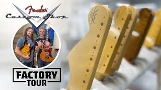 Fender Custom Shop Tour with Master Builders Andy Hicks & Austin MacNutt + John Bohlinger