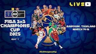 RE- LIVE | FIBA 3x3 Sponsor | Red Bull Champions Cup  | Day 1