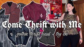 Come Thrift with Me !! lip service, gothic/alternative DREAM haul