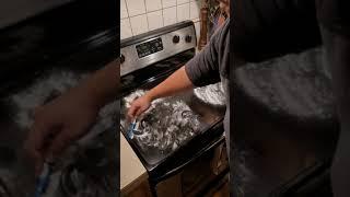 Glass Stovetop Cleaning Hack Fail #shorts