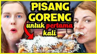 FOREIGNERS SHOCKED by PISANG GORENG in INDONESIA 