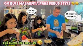 CARA OM BULE BIKIN SARAPAN BUAT ANAK GADIS & ANAK BULE DI RUMAH