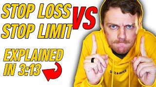 STOP LOSS VS STOP LIMIT ORDER DIFFERENCES. Straight to the Point #STTP #59