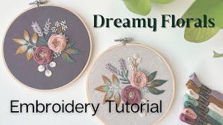 Dreamy Florals Embroidery Tutorial