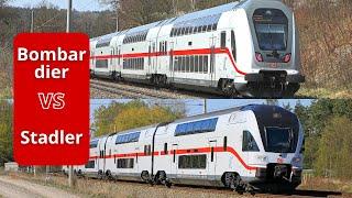 Stadler KISS IC2 VS Bombardier Twindexx IC2 | was unterscheidet sie?