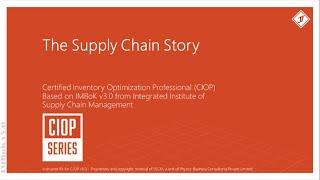 CIOP Series - The Supply Chain Story