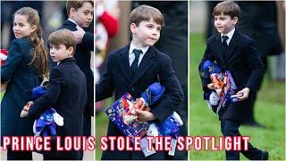 Heartwarming Moments: Prince Louis Delights Fans on Christmas Morning at Sandringham”