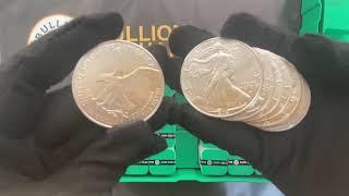 New 2021 Silver Eagles Type 2 have arrived! Unboxing by Bullion Exchanges - PART 2