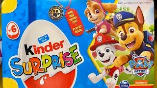 Asmr Paw patrol kinder eggs unboxing