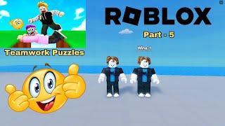 Roblox Teamwork Puzzles gameplay in tamil | Roblox survival Gameplay tamil Walkthrough | earth gamer