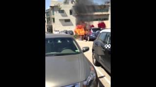 Fire at Mosher Alumni House