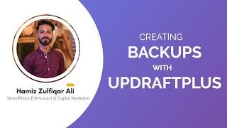 How to create backup using UpdraftPlus Backup Plugin(URDU/HINDI)