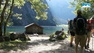 Wandern in Deutschland: Funtenseewanderung Teil 1 - Aufstieg fünf Seen, Königssee, Kärlingerhaus