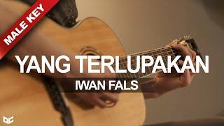 IWAN FALS - YANG TERLUPAKAN ( KARAOKE AKUSTIK - LIRIK ) MALE KEY