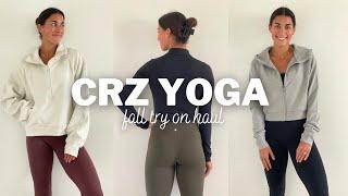 CRZ YOGA FALL HAUL | scuba dupes, yoga pants, the best basics & so much more!!!