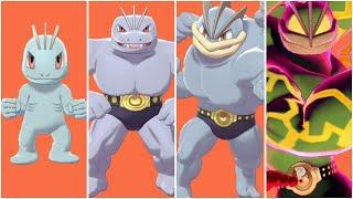 FULL MACHOP EVOLUTION TEAM ! ( Machop , Machoke , Machamp Gigantamax )