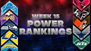 NFL Week 15 Power Rankings