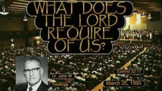 John W Rawlings 'What Does The Lord Require of Us?' Ezekiel 22:17 1990 INTERNATIONAL SUBTITLES