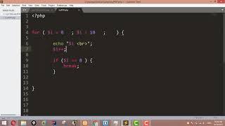 PHP Tutorials for Beginners 27 - For Loop with If statement in PHP