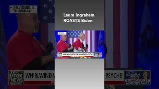 Laura Ingraham: Biden is almost able to dress himself #shorts