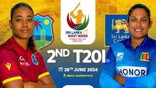  LIVE | 2nd T20 - West Indies Women's Tour of Sri Lanka 2024