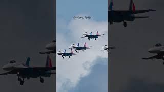 Russian Knights #planespotting #airforce #airshow #fighterjet #sukhoi #vks #aviation #avgeek #su35