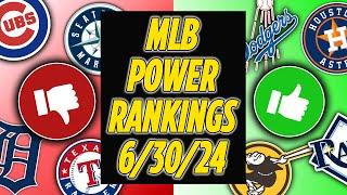 MLB Power Rankings #11- Astros, Padres RED HOT; Cubs, Rangers, Tigers FALLING APART