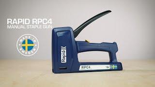 Rapid RPC4 Staple gun | Explainer video