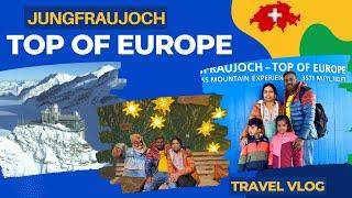 Jungfraujoch - Top Of Europe  | Switzerland Telugu Vlogs  | Europe | Swiss Mountain Experience