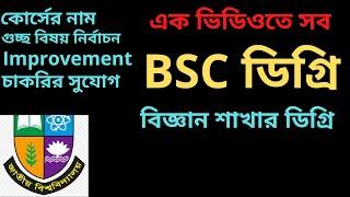 degree BSC subjects list । BSC subject list । Degree BSC subject choice tricks