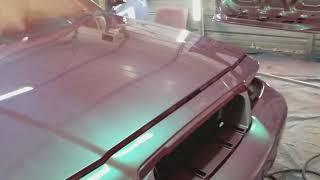 True Gritt Customs grand marquis pearl paint job "ALLKANDY WET WET CLEARCOAT "