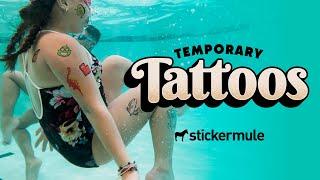 Create your own custom temporary tattoos at Sticker Mule!