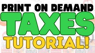 Print On Demand Taxes -   (Complete Tutorial). Schedule C, Form 1040, Form 4562, Section 179