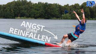 Tipps gegen die Angst vorm REINFALLEN beim Stand Up Paddling | So paddelst du entspannter! SUP Tipps