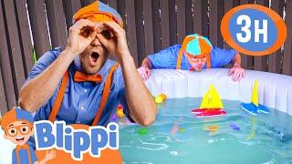 Learn Colors with Boats | Blippi - Kids Playground | Educational Videos for Kids