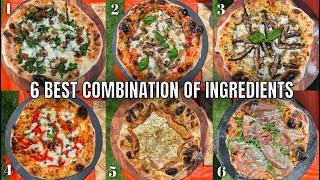 WIFE CHOOSE 6 PERFECT PIZZA COMBINATIONS OF INGREDIENTS