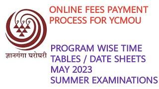 YCMOU UPDATE | Online Fees Payment Process for ycmou | exam date sheet kab aayegi | start 3/5/22