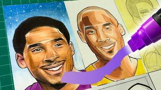 Kobe Bryant Drawn In 8 Crazy Styles! 