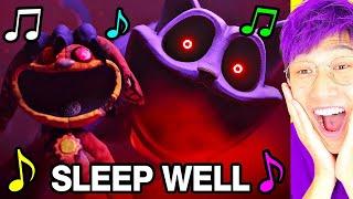"SLEEP WELL" From POPPY PLAYTIME CHAPTER 3 - OFFICIAL MUSIC VIDEO! (LANKYBOX REACTION!)