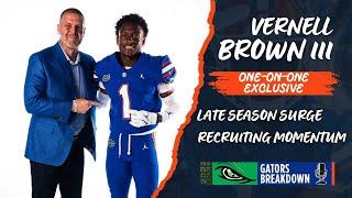 Vernell Brown III Talks Florida Gators Late-Season Surge and Recruiting Momentum⁠