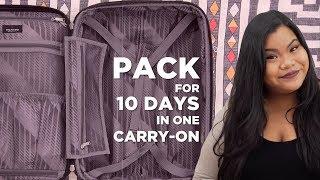 I Packed For 10 Days In 1 Carry-On