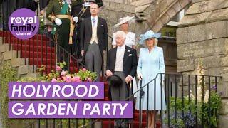 The King and Queen host garden party in Edinburgh