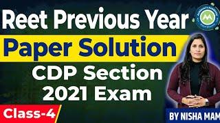 Reet Previous Year Paper Solution Level_2 CDP Solution By NIsha Sharma