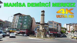 4K UHD - Manisa Demirci Merkez - Manisa Demirci Walking Tour