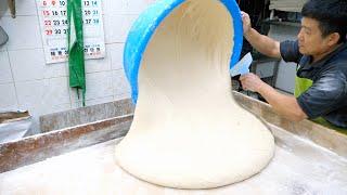 Making Amazing Korean twisted bread stick - korean street food