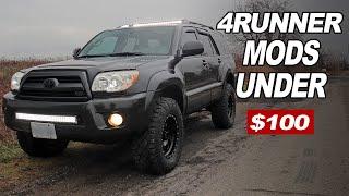 Best Cheap Toyota 4runner Mods For Under $100