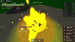 EPIC Light/Pika Showcase in KING LEGACY (roblox)