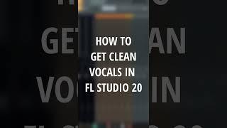How To Get Clean Vocals With STOCK Plugins In FL Studio #shorts